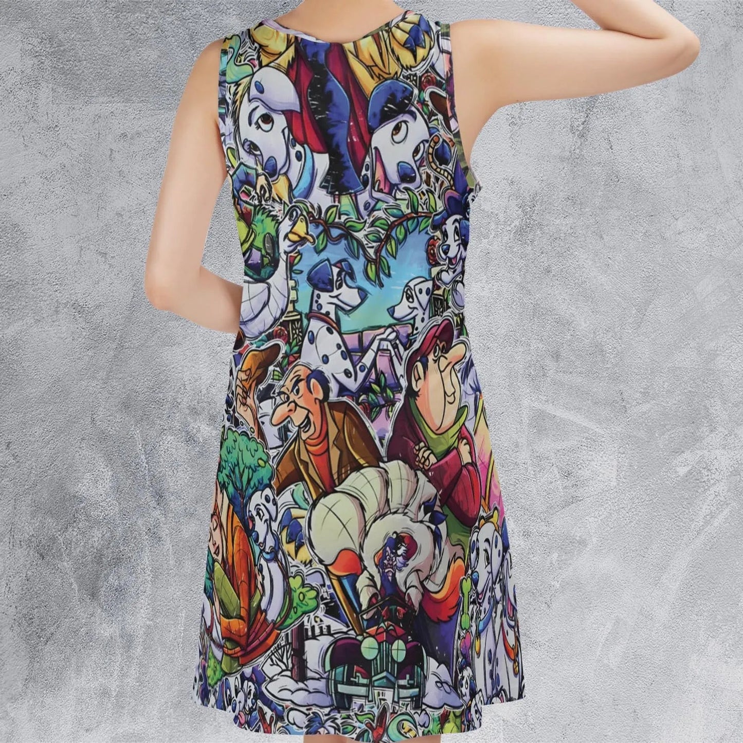 Casual Sleeveless Dress - Y3SMTG66