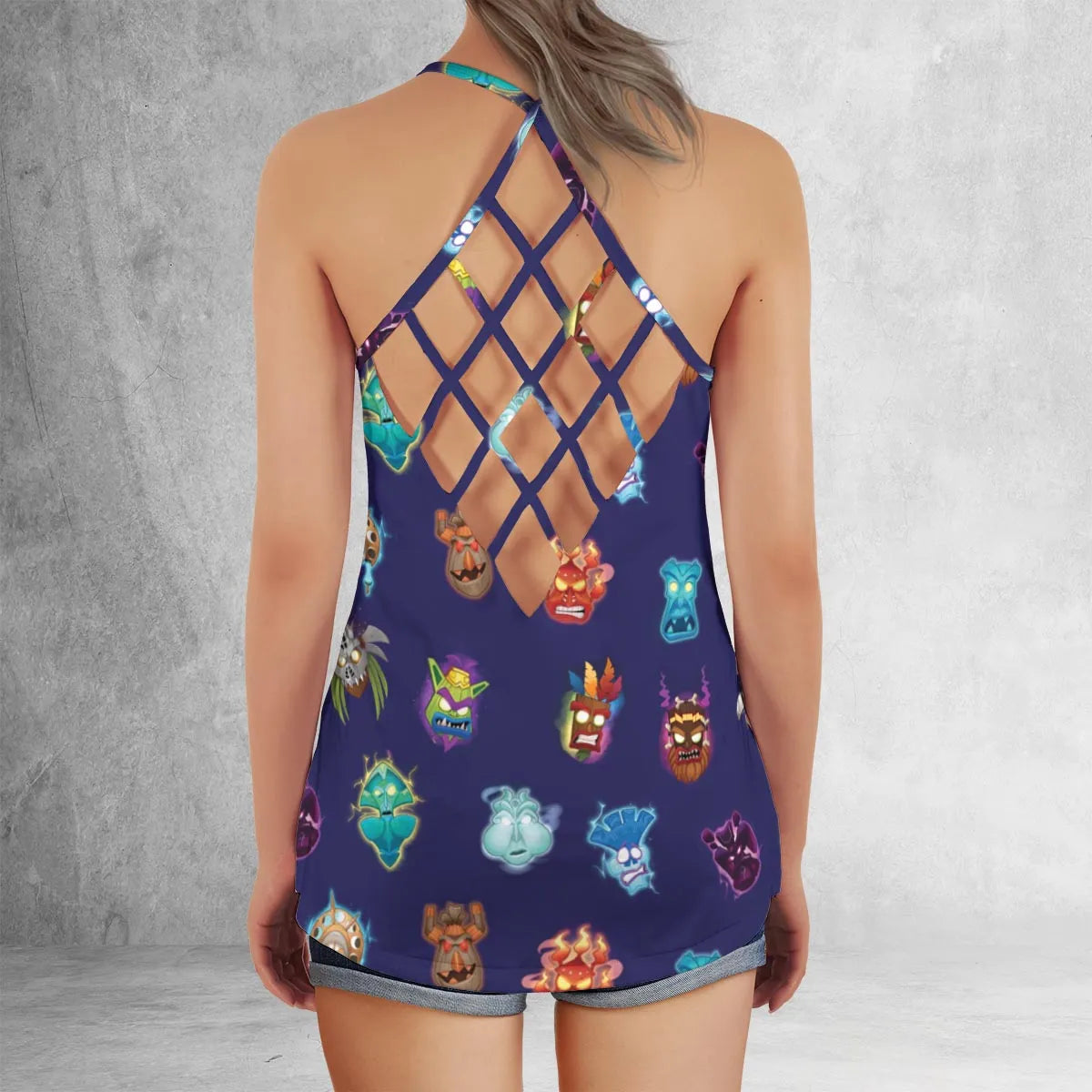 Lattice Back Tank Top - FB3ZZGX6