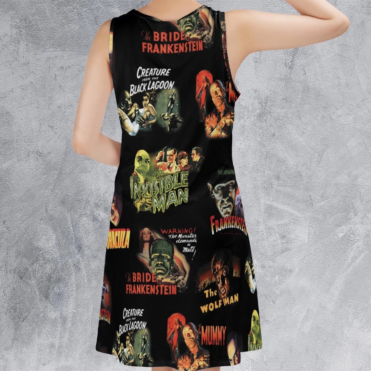 Casual Sleeveless Dress - D5NAZ3AW