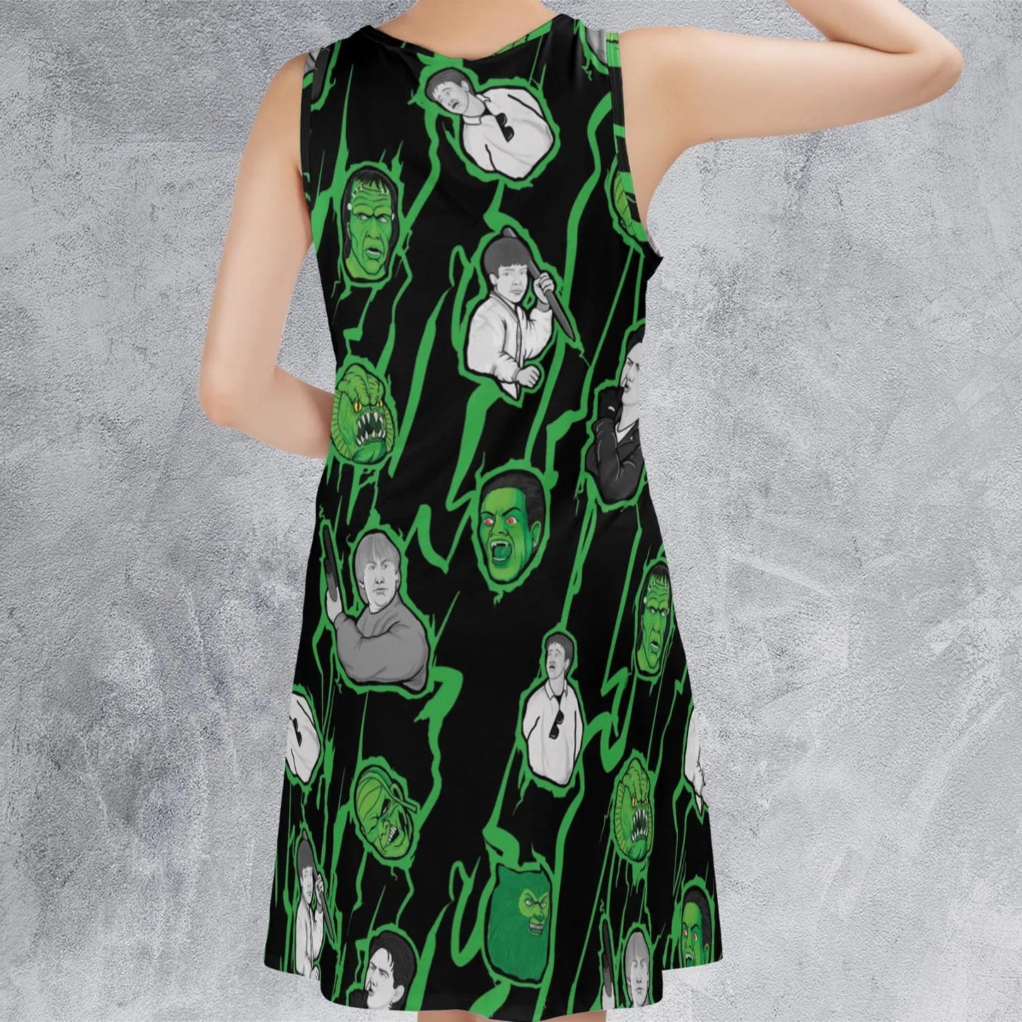 Casual Sleeveless Dress - YEHG8BZH