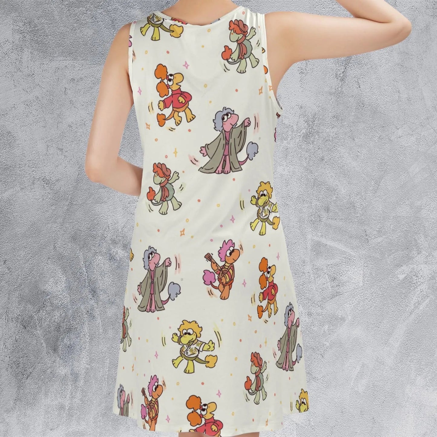 Casual Sleeveless Dress - 4TRZDYH9