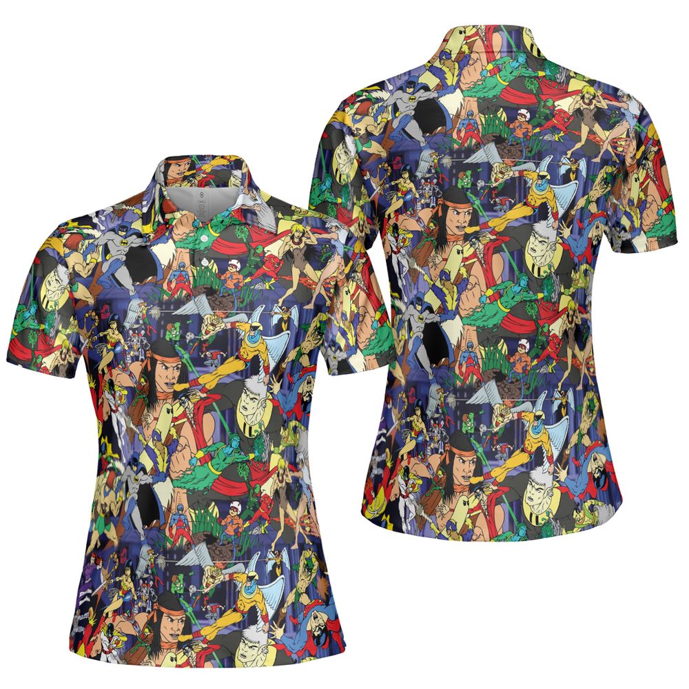 AOP Men/Women Polo Shirt - RFWYBYSD - - 5