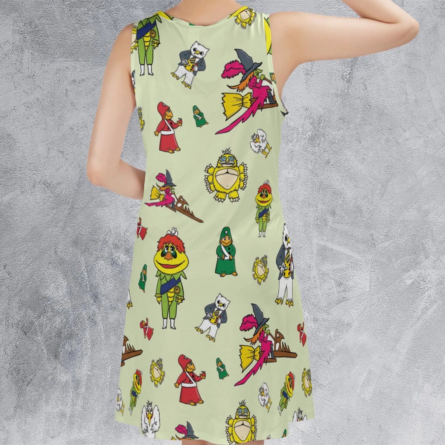 Casual Sleeveless Dress - JYF8XGUN