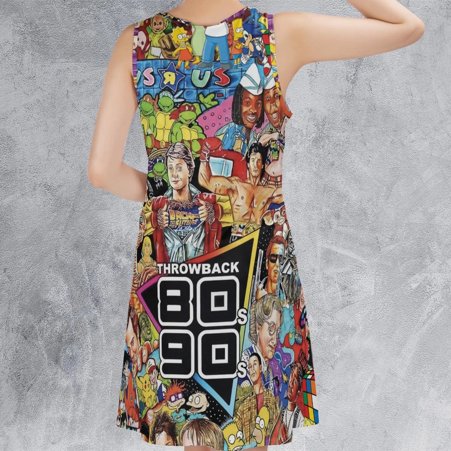 Casual Sleeveless Dress - CU8KB57C