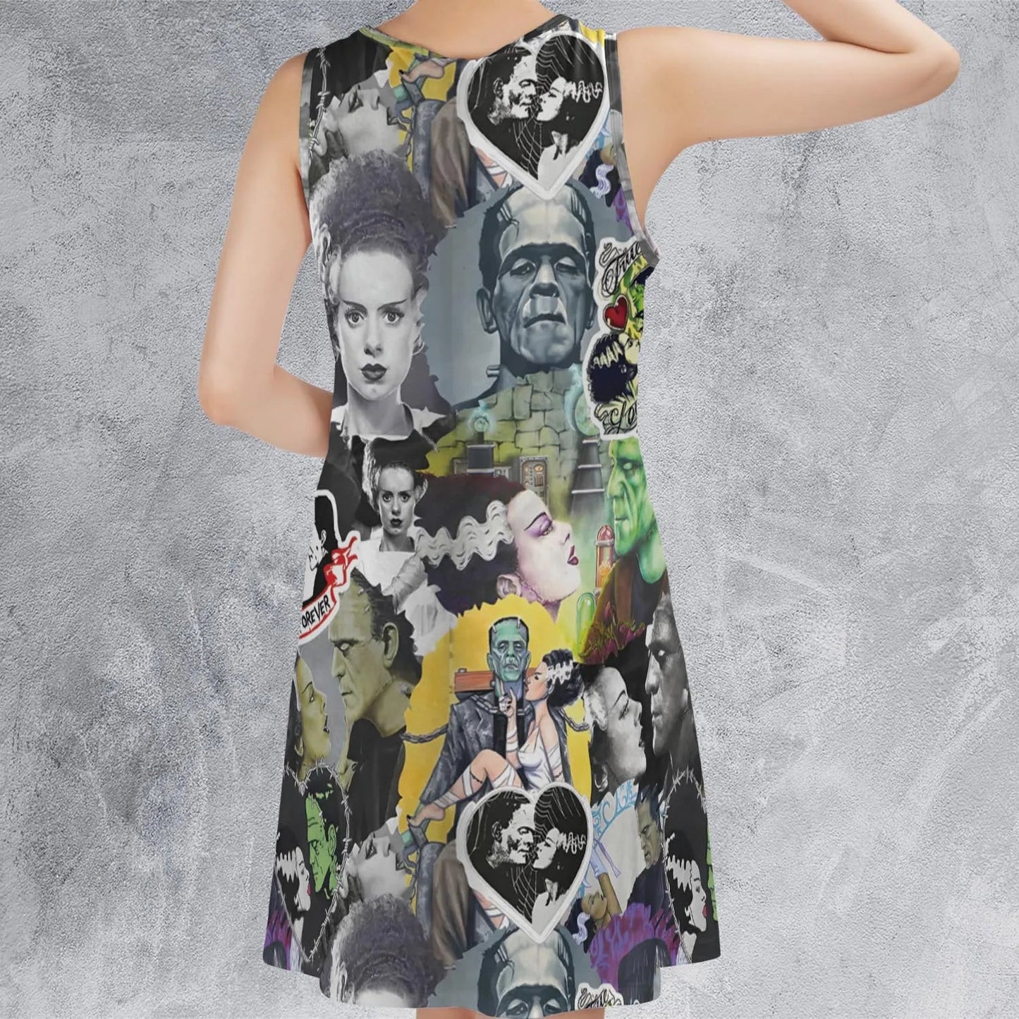 Casual Sleeveless Dress - QELB8Y6Z