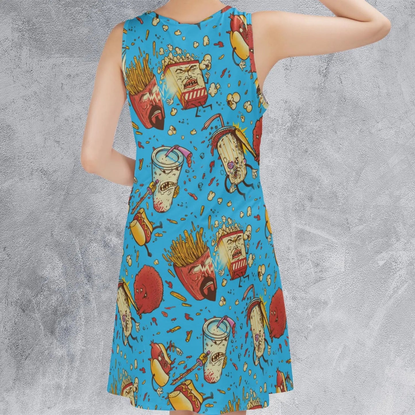 Casual Sleeveless Dress - GZW7SBY7