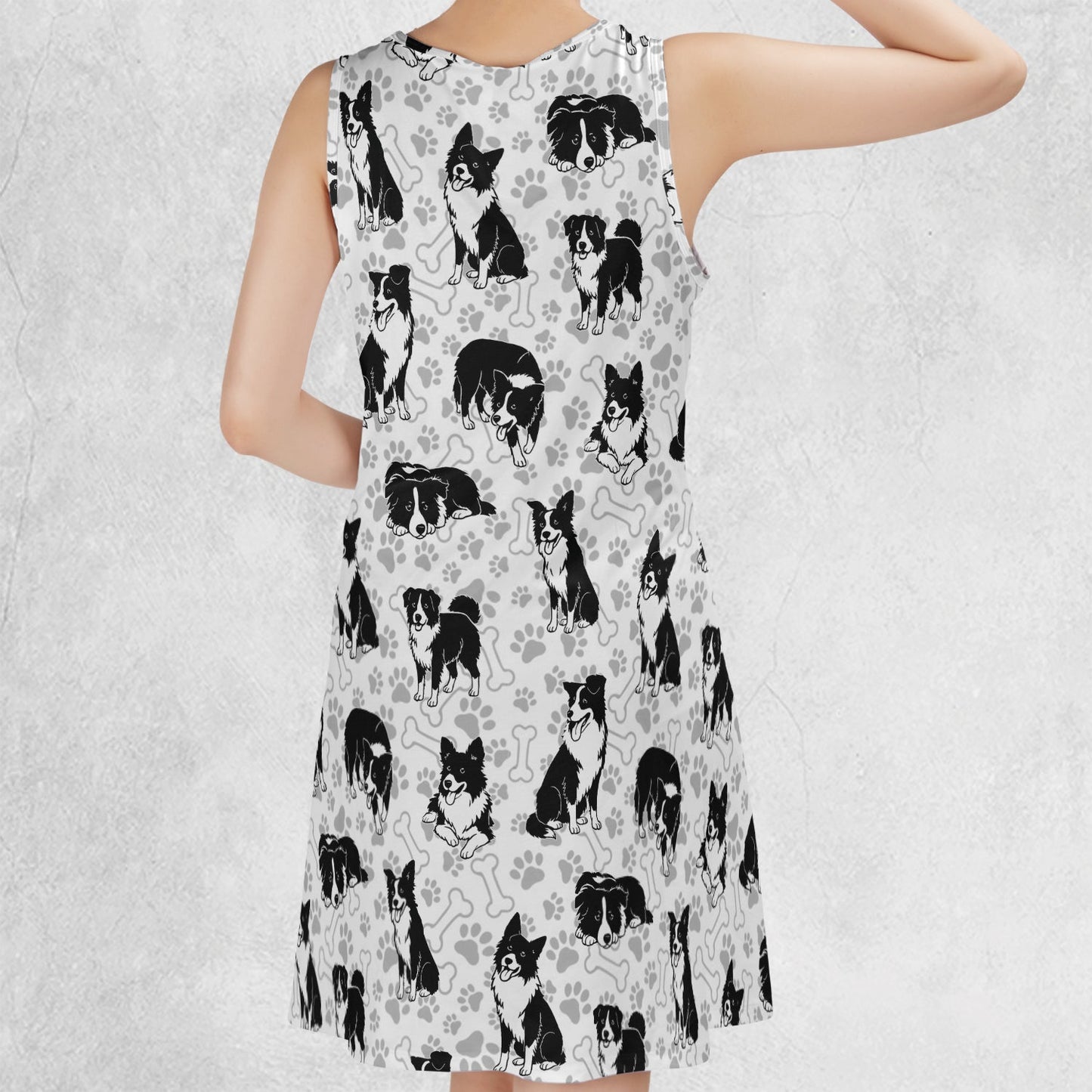 Casual Sleeveless Dress - 9XZ1RB21