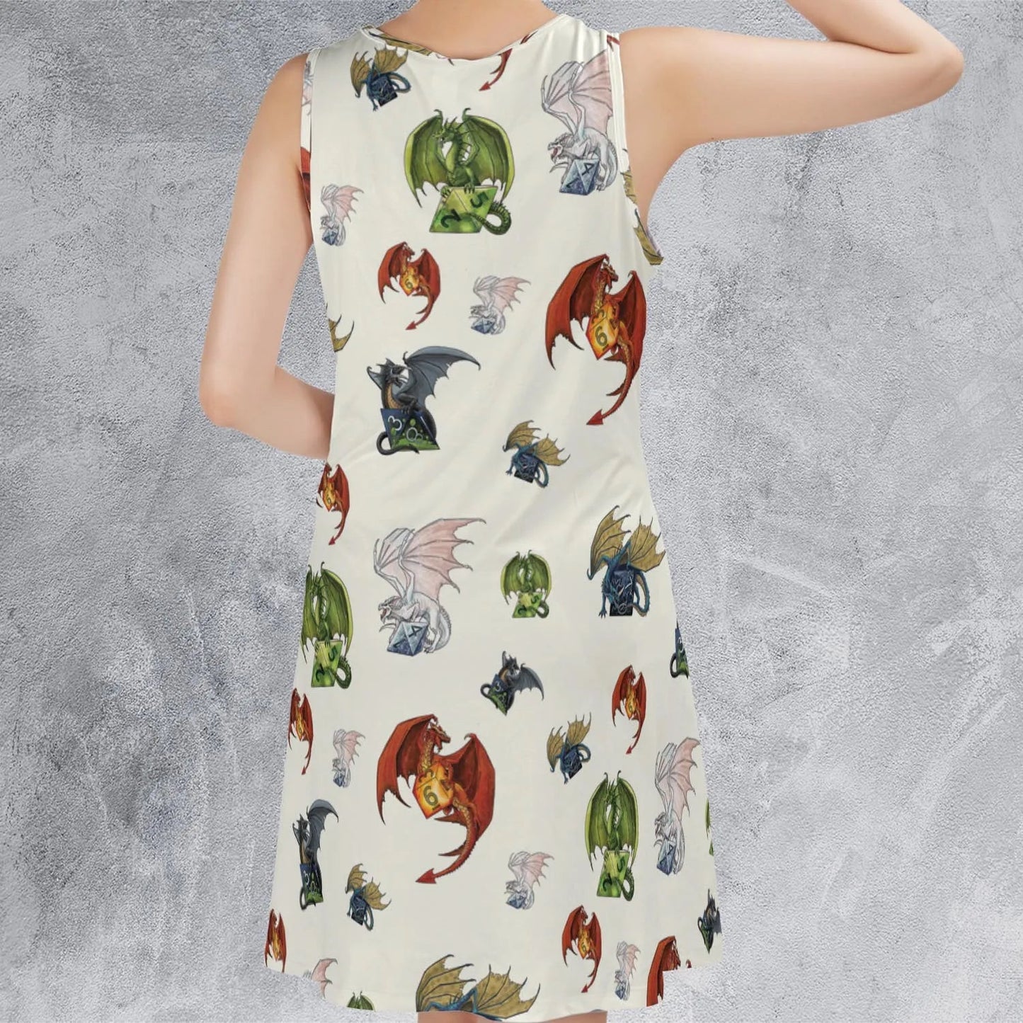 Casual Sleeveless Dress - 8SSVC7HZ