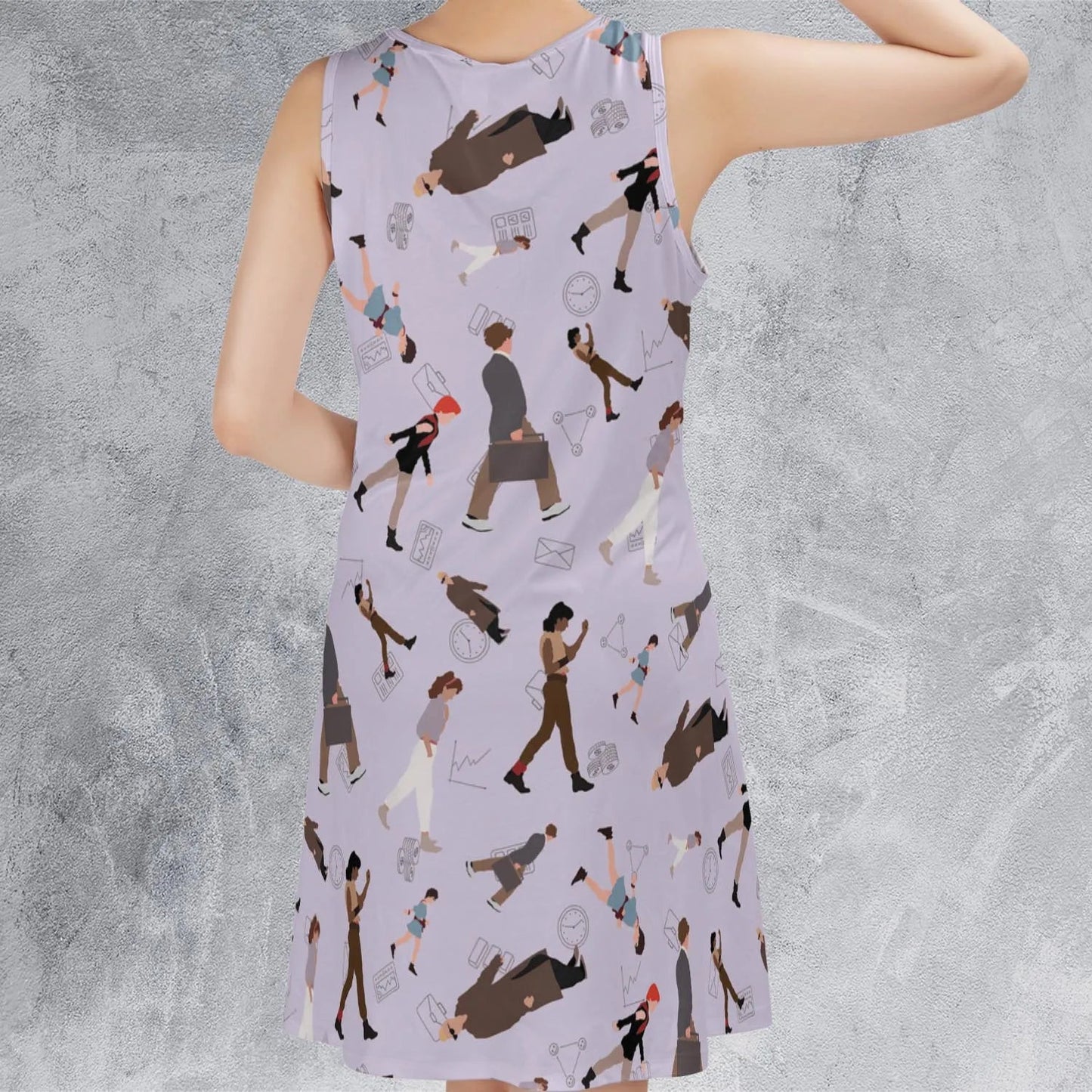 Casual Sleeveless Dress - LBG9DM3U