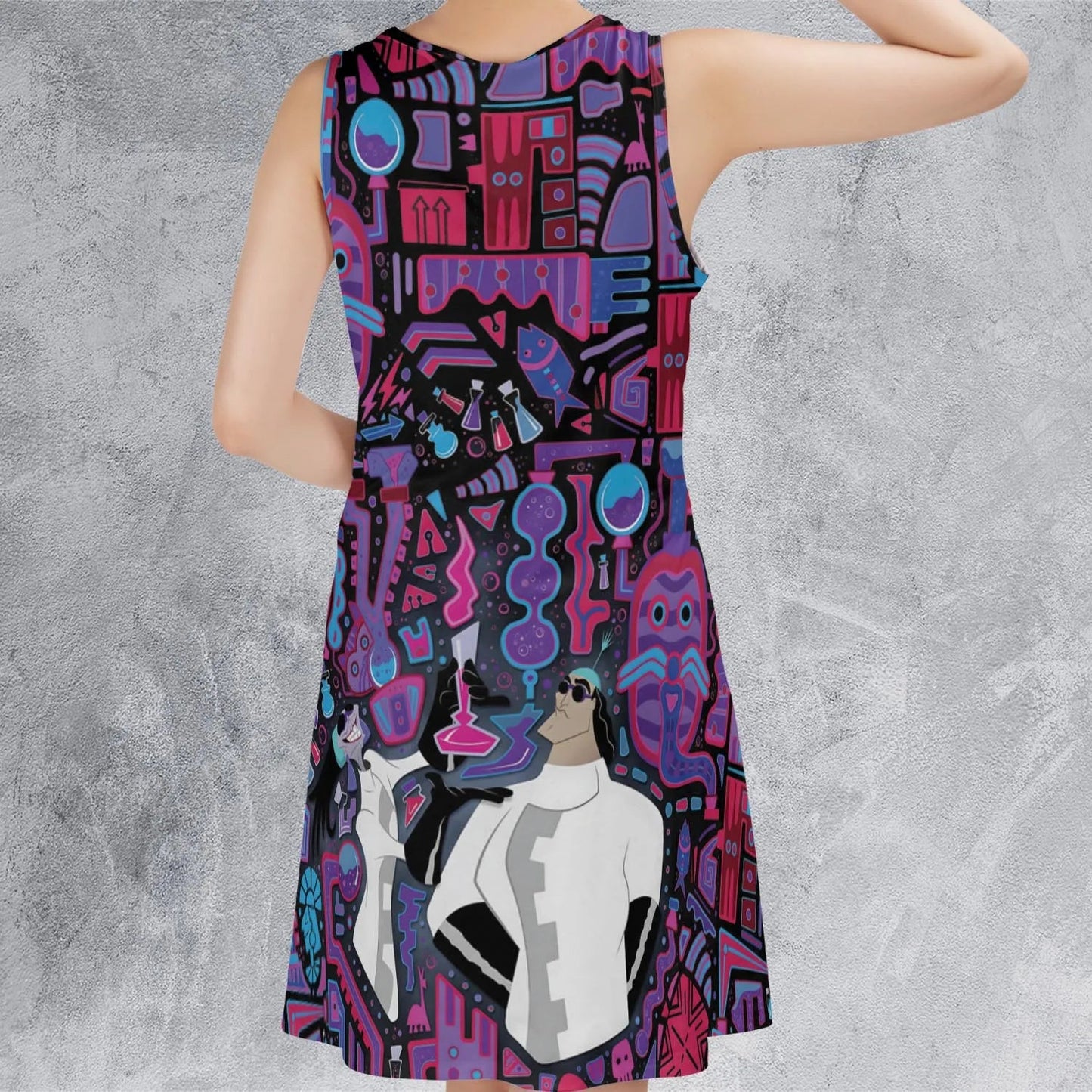 Casual Sleeveless Dress - A6CV5N84
