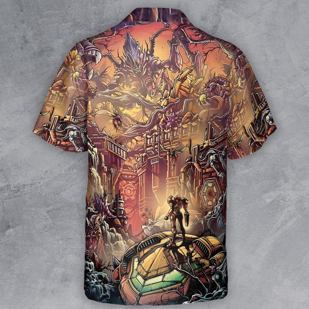 Short Sleeve Button Shirt - B1J9DESR