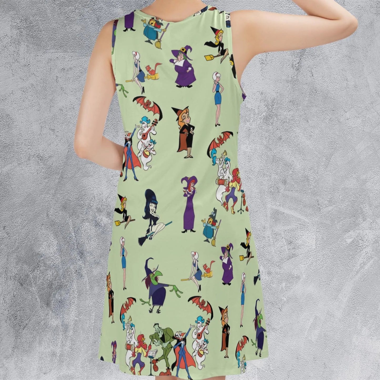 Casual Sleeveless Dress - 5MJ4GNHF