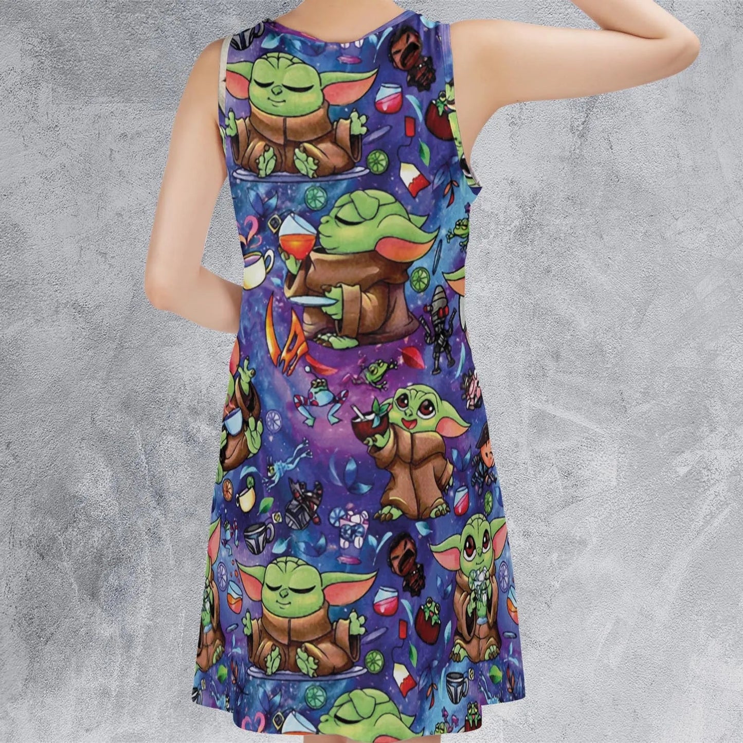 Casual Sleeveless Dress - JH6HWGRZ