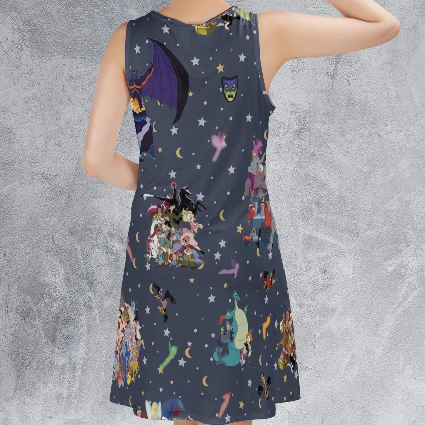 Casual Sleeveless Dress - GQTUQRNF