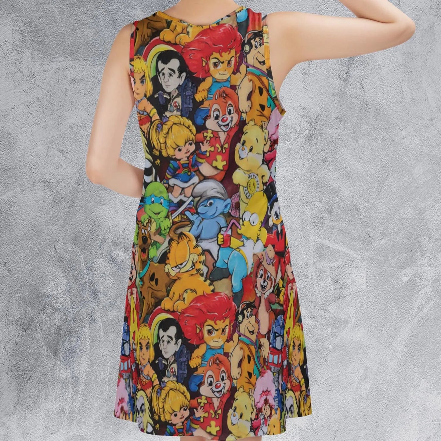 Casual Sleeveless Dress - ZMRJXVGQ