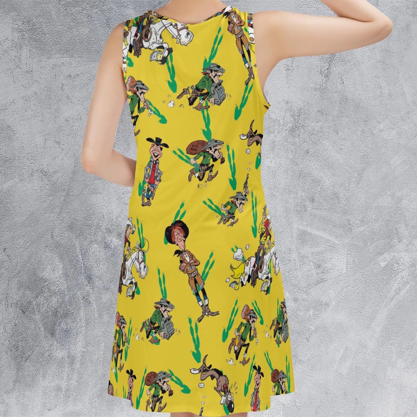 Casual Sleeveless Dress - 2UC397LV