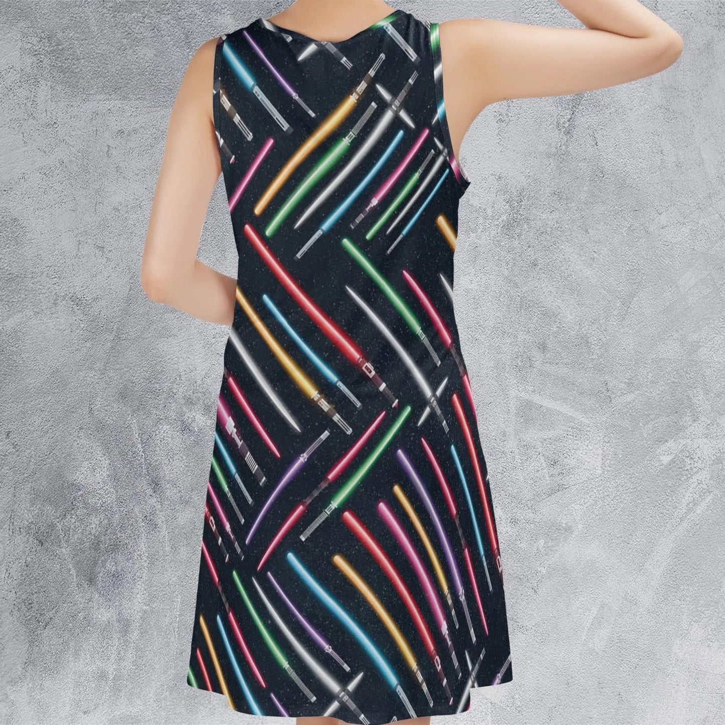 Casual Sleeveless Dress - 1Y1T5VGY