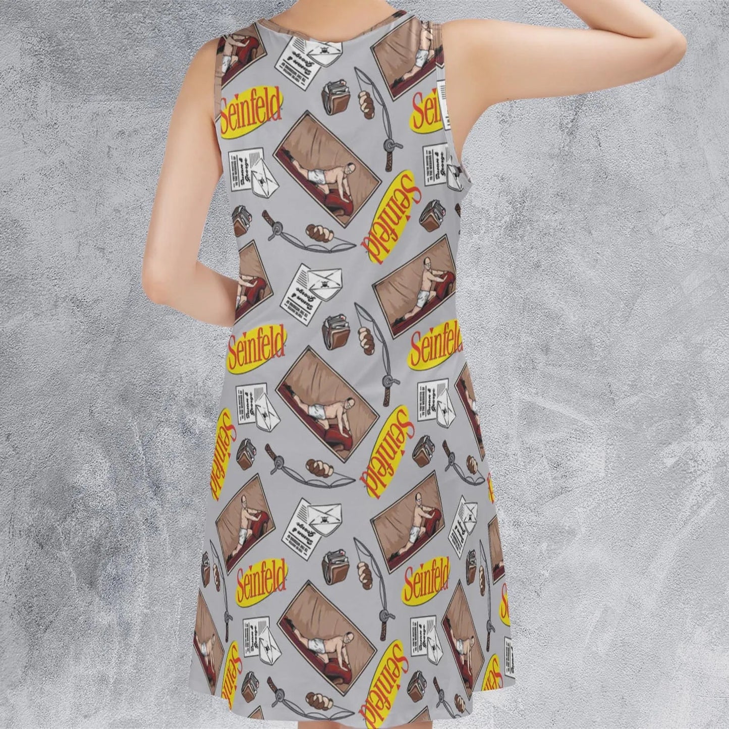 Casual Sleeveless Dress - 8YAY7FM8