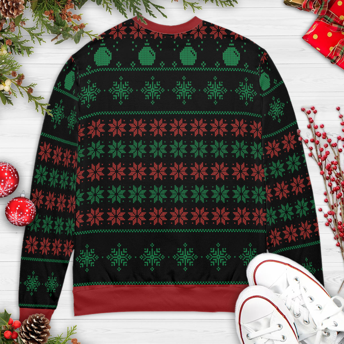Ugly Christmas Sweatshirt - Q6AQUX6S