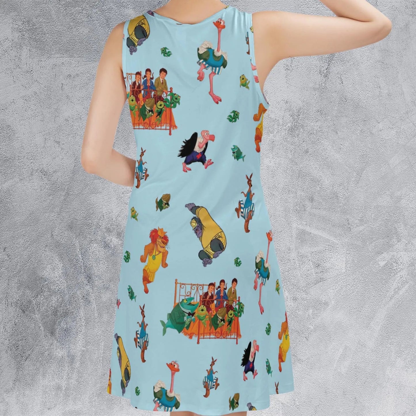 Casual Sleeveless Dress - 5672G3K7