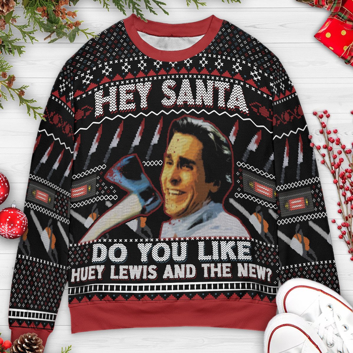 Ugly Christmas Sweatshirt - F47P1QB3