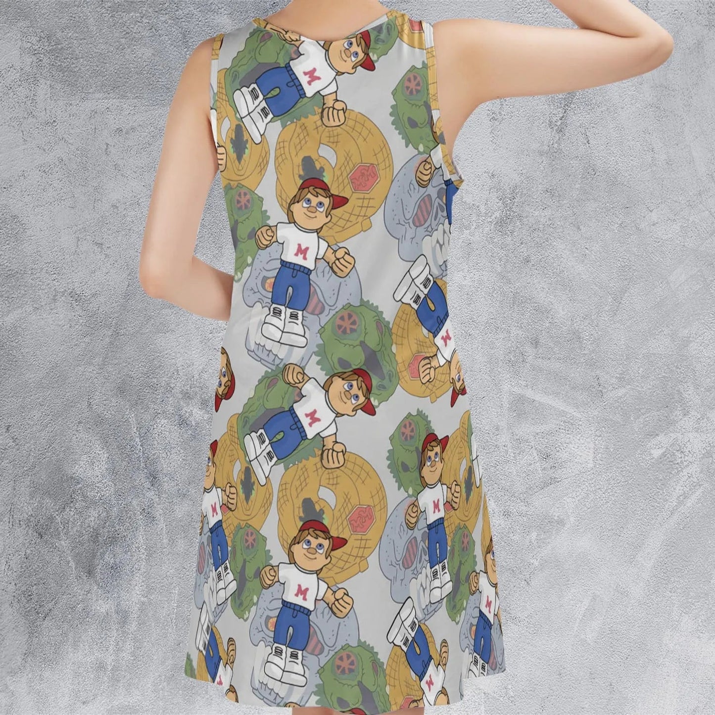 Casual Sleeveless Dress - 1RV1QC6P