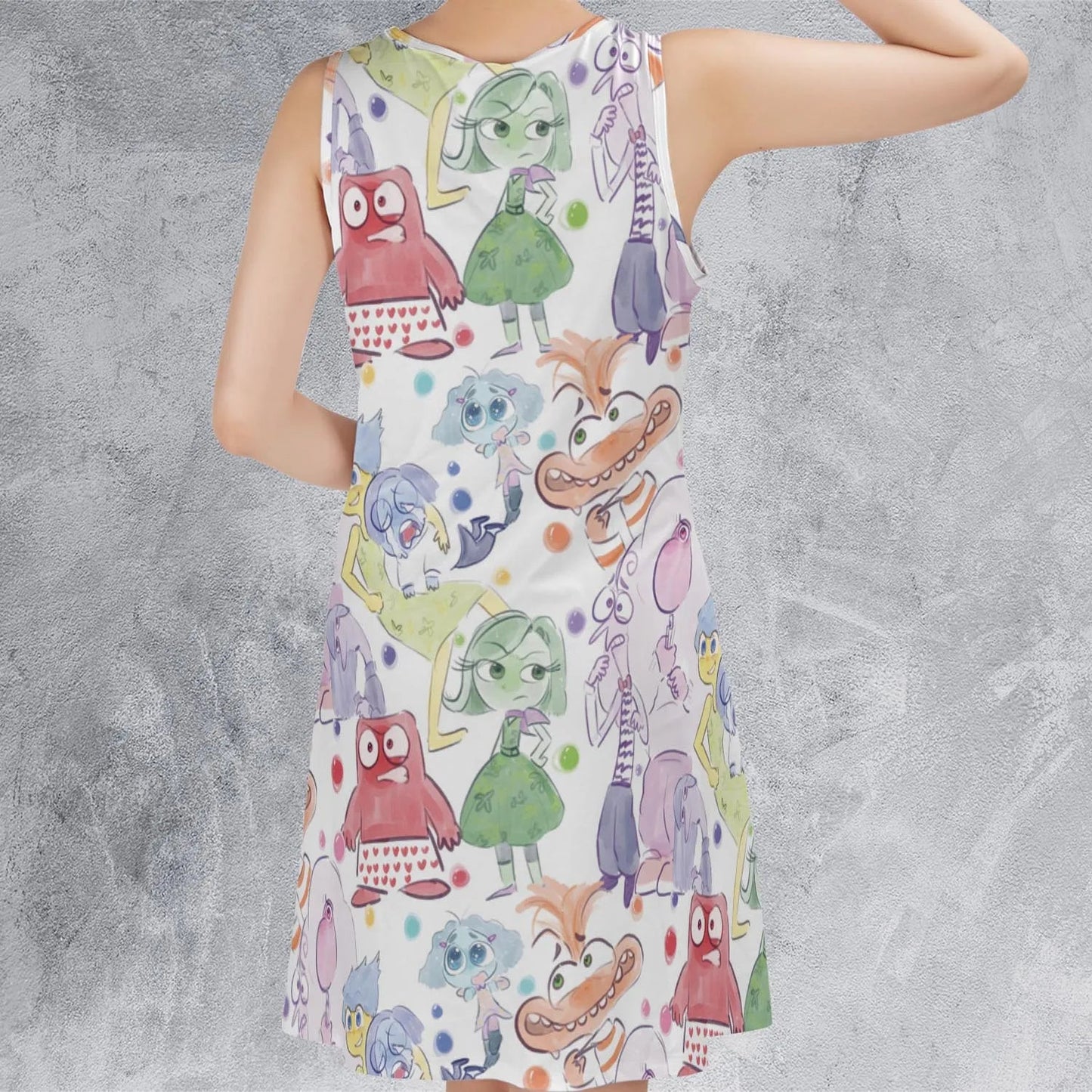 Casual Sleeveless Dress - Z1UPUH76