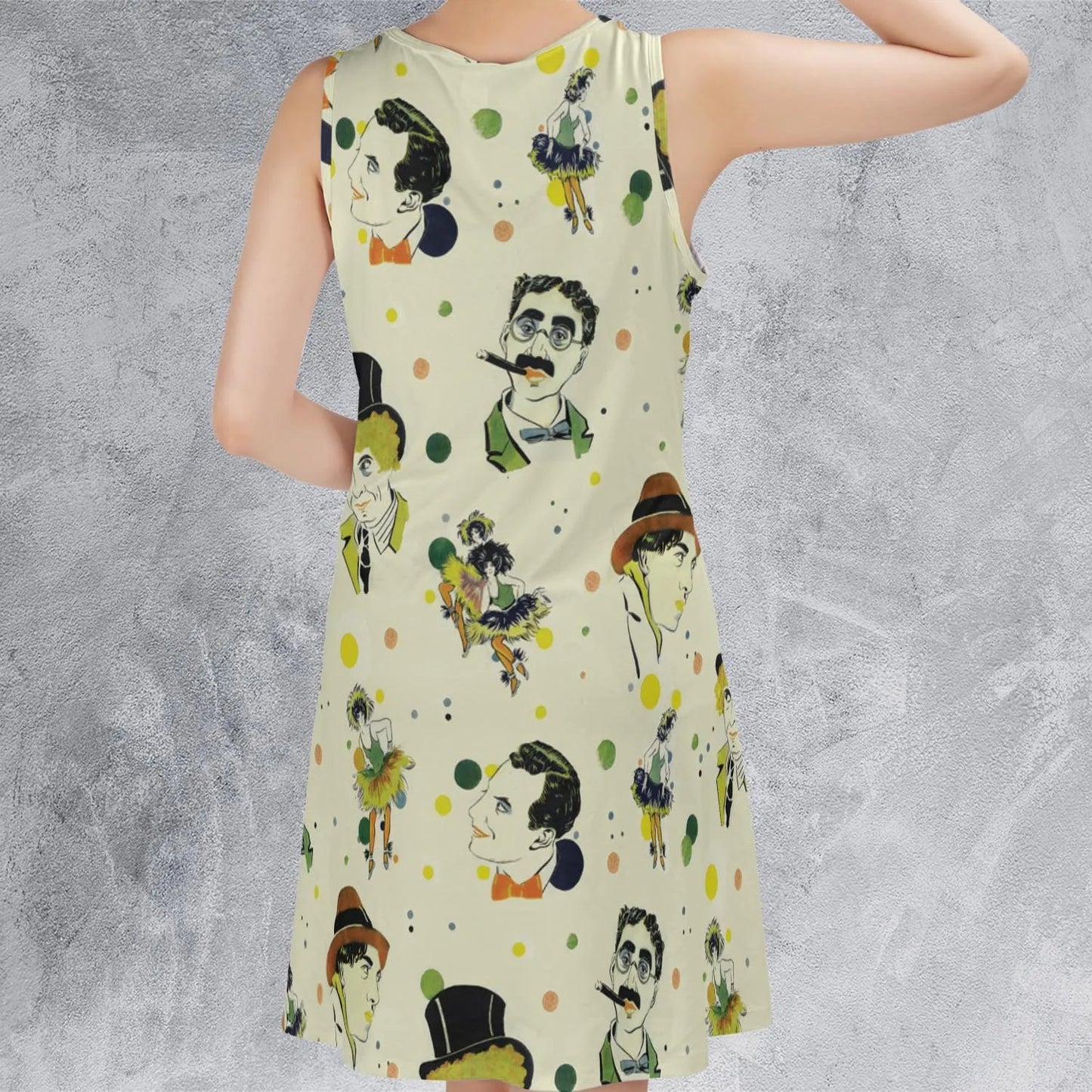 Casual Sleeveless Dress - UMVTLHNP