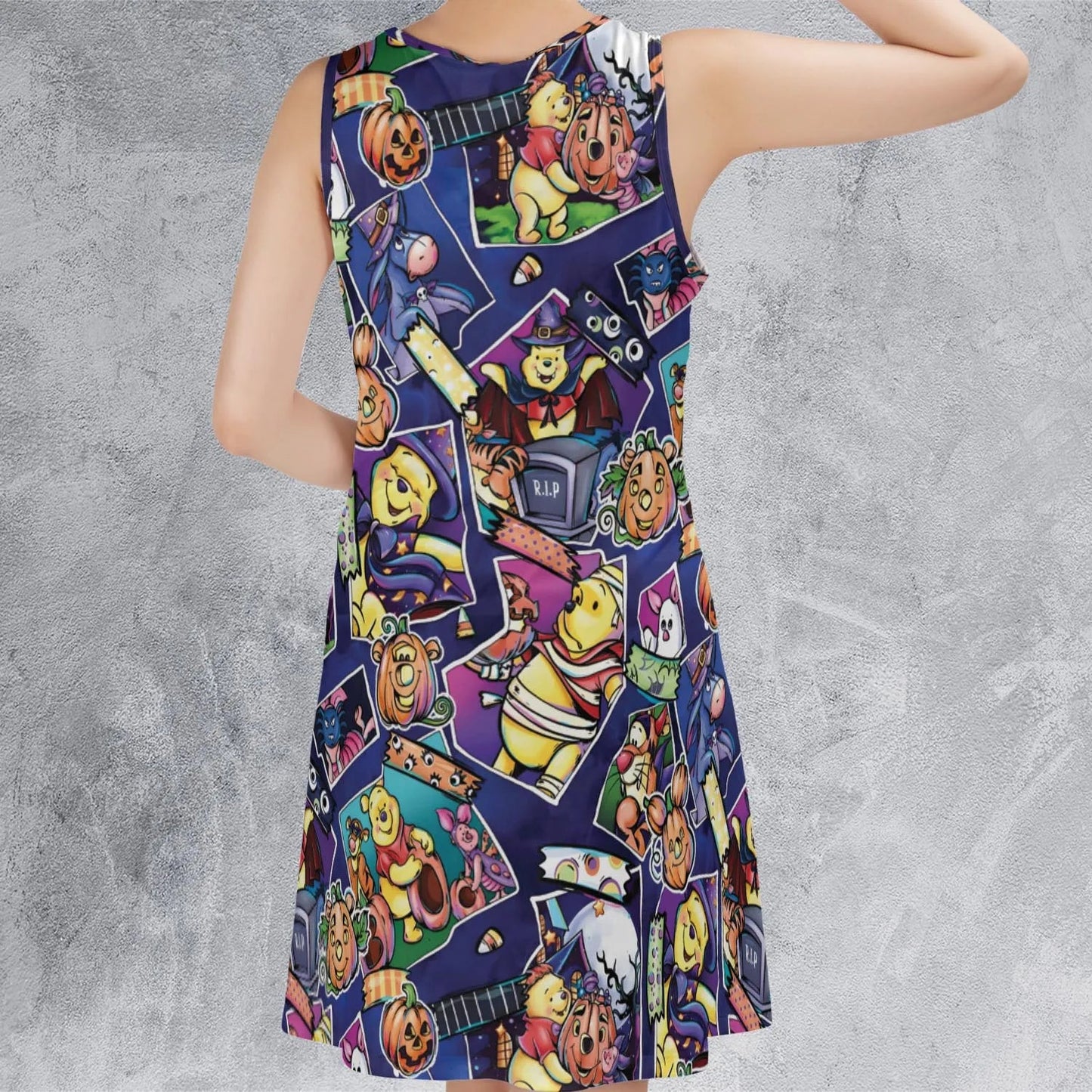 Casual Sleeveless Dress - D4333MRW
