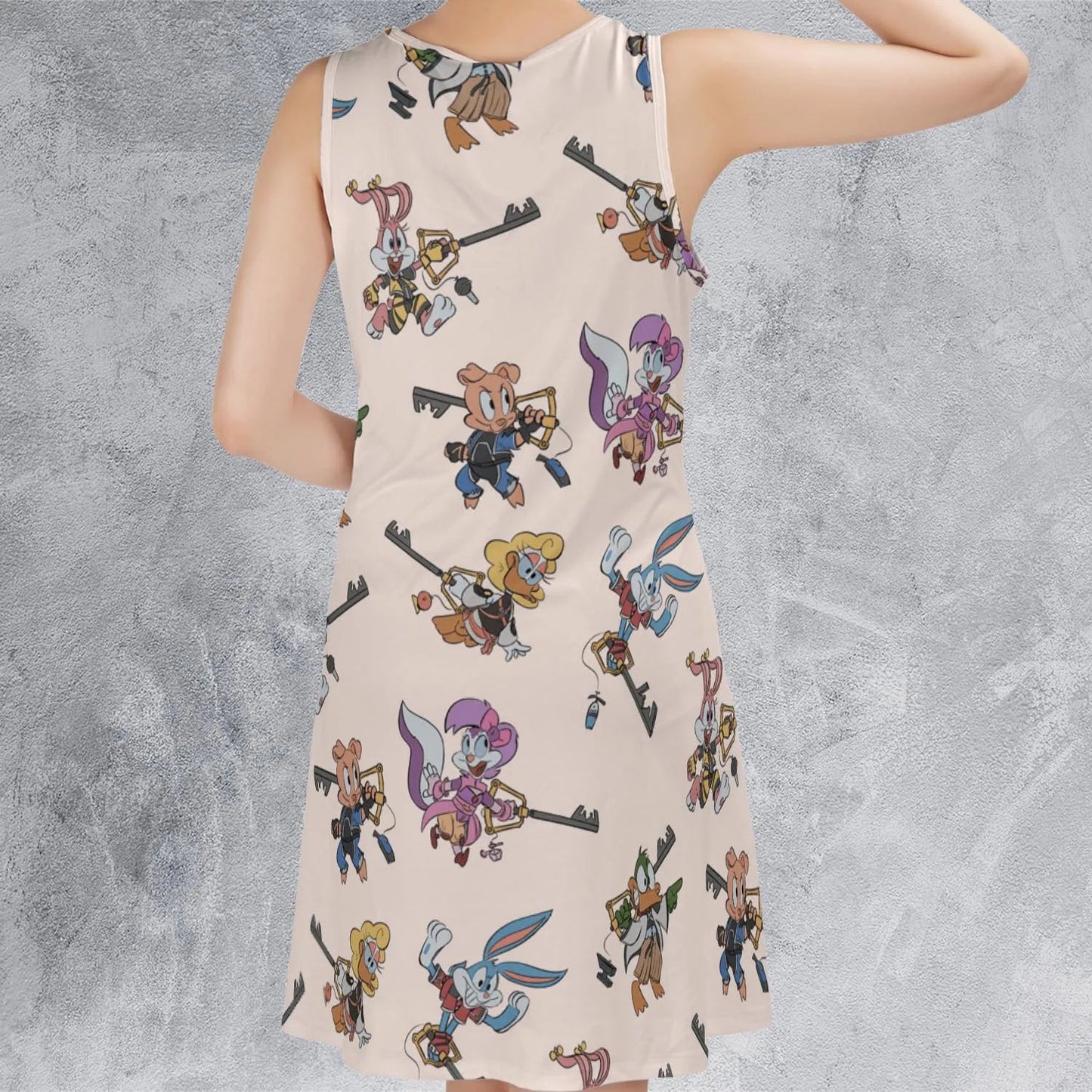 Casual Sleeveless Dress - 9A429KVC