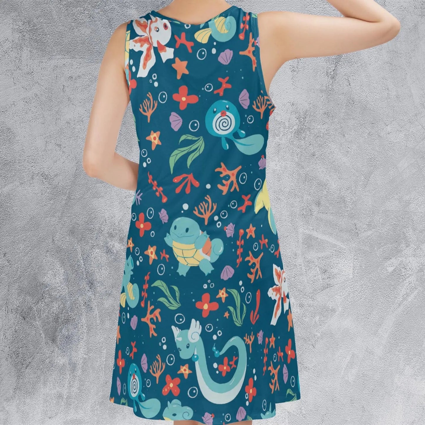 Casual Sleeveless Dress - Y3QGK2FA