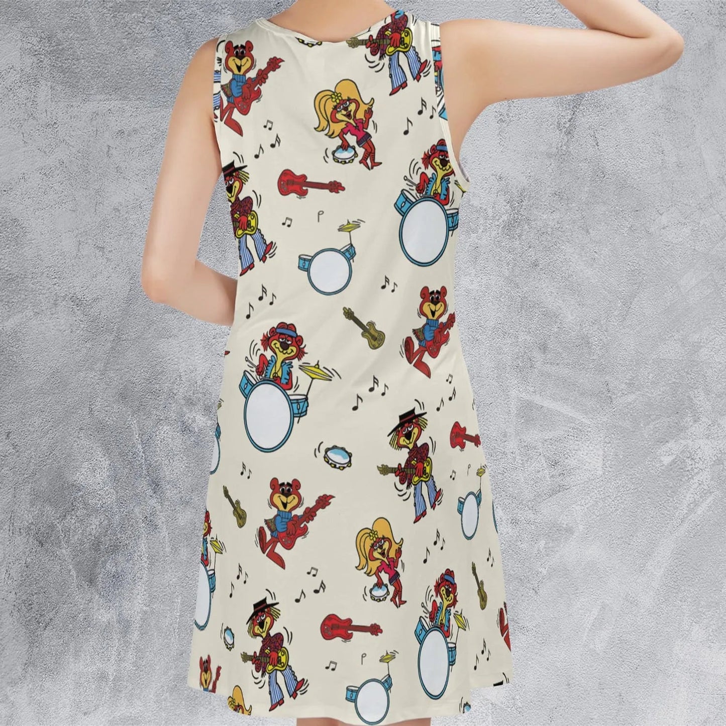 Casual Sleeveless Dress - 48YWQGAM