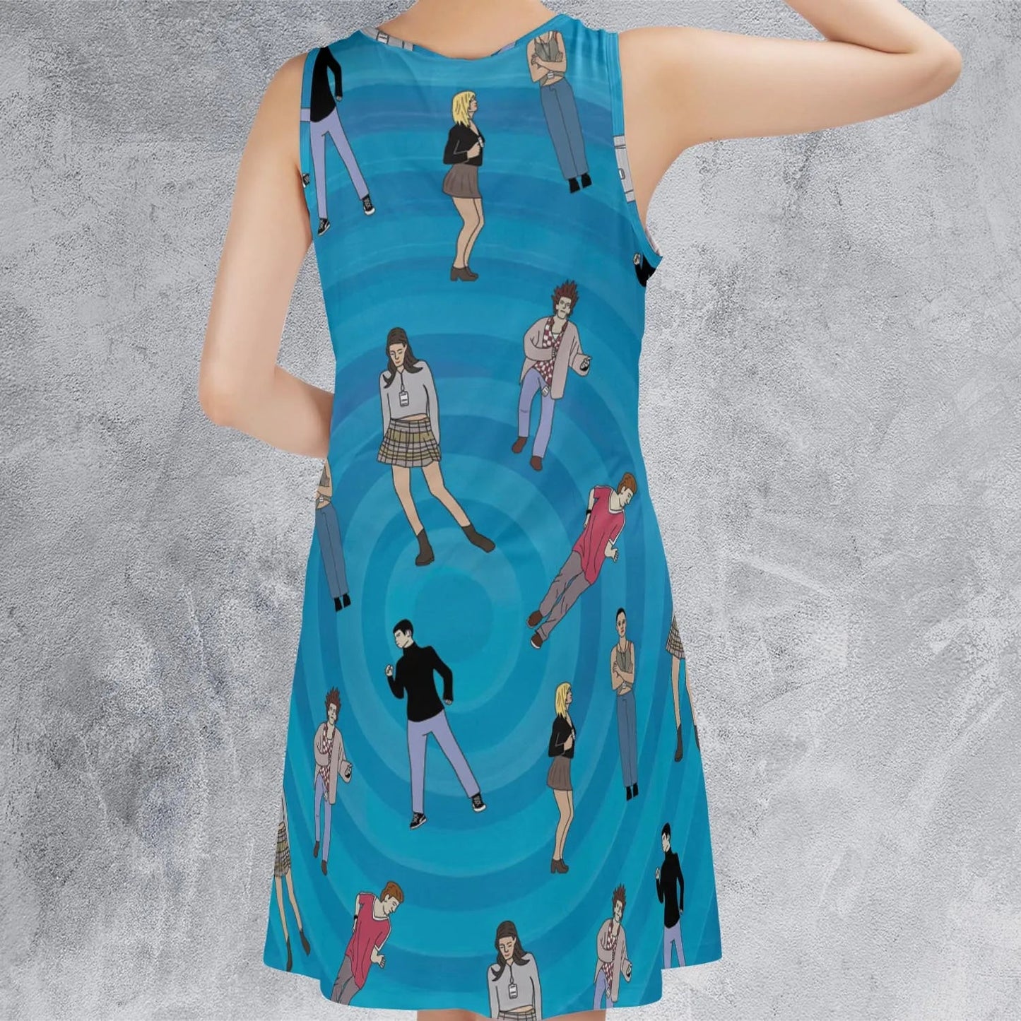 Casual Sleeveless Dress - SRA6JBL5
