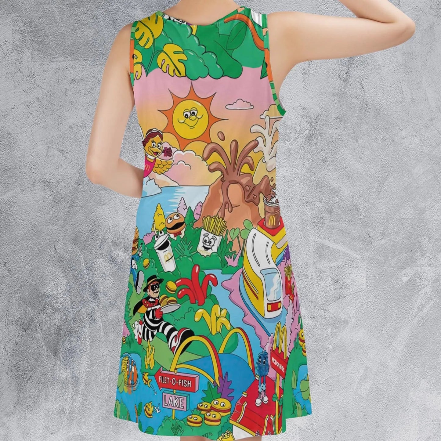 Casual Sleeveless Dress - N6EAFAPF