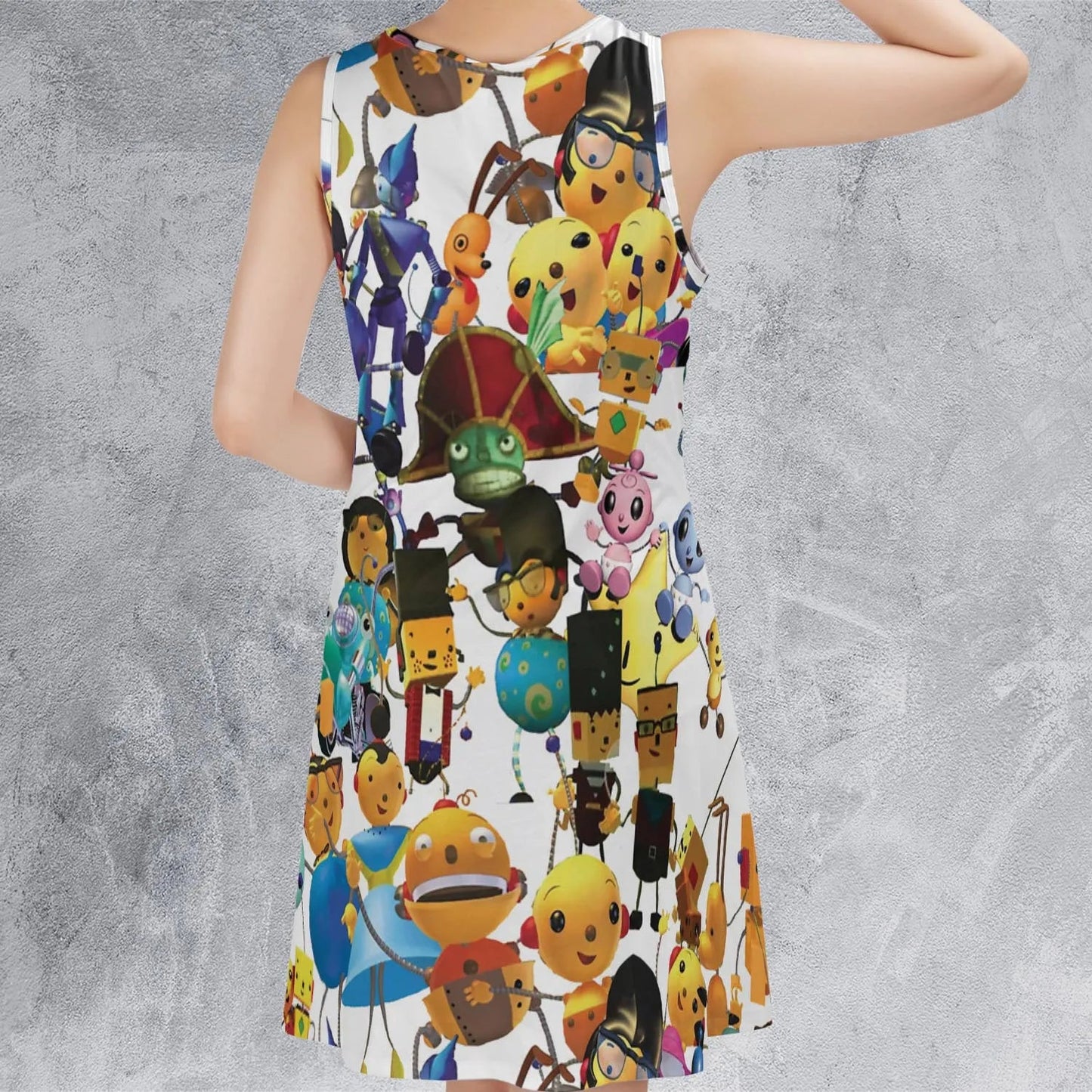 Casual Sleeveless Dress - L42YKEPE