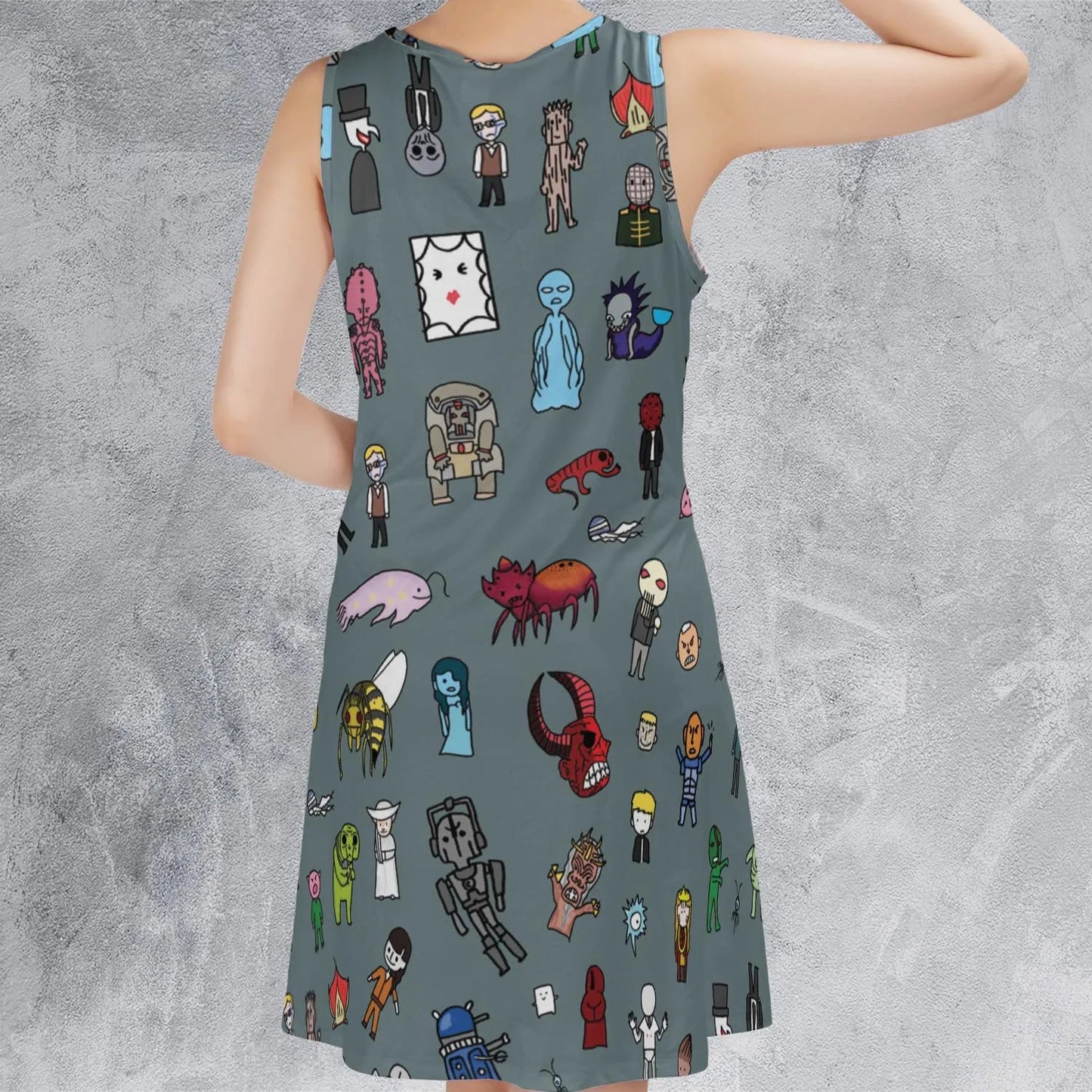 Casual Sleeveless Dress - CPENS4RT