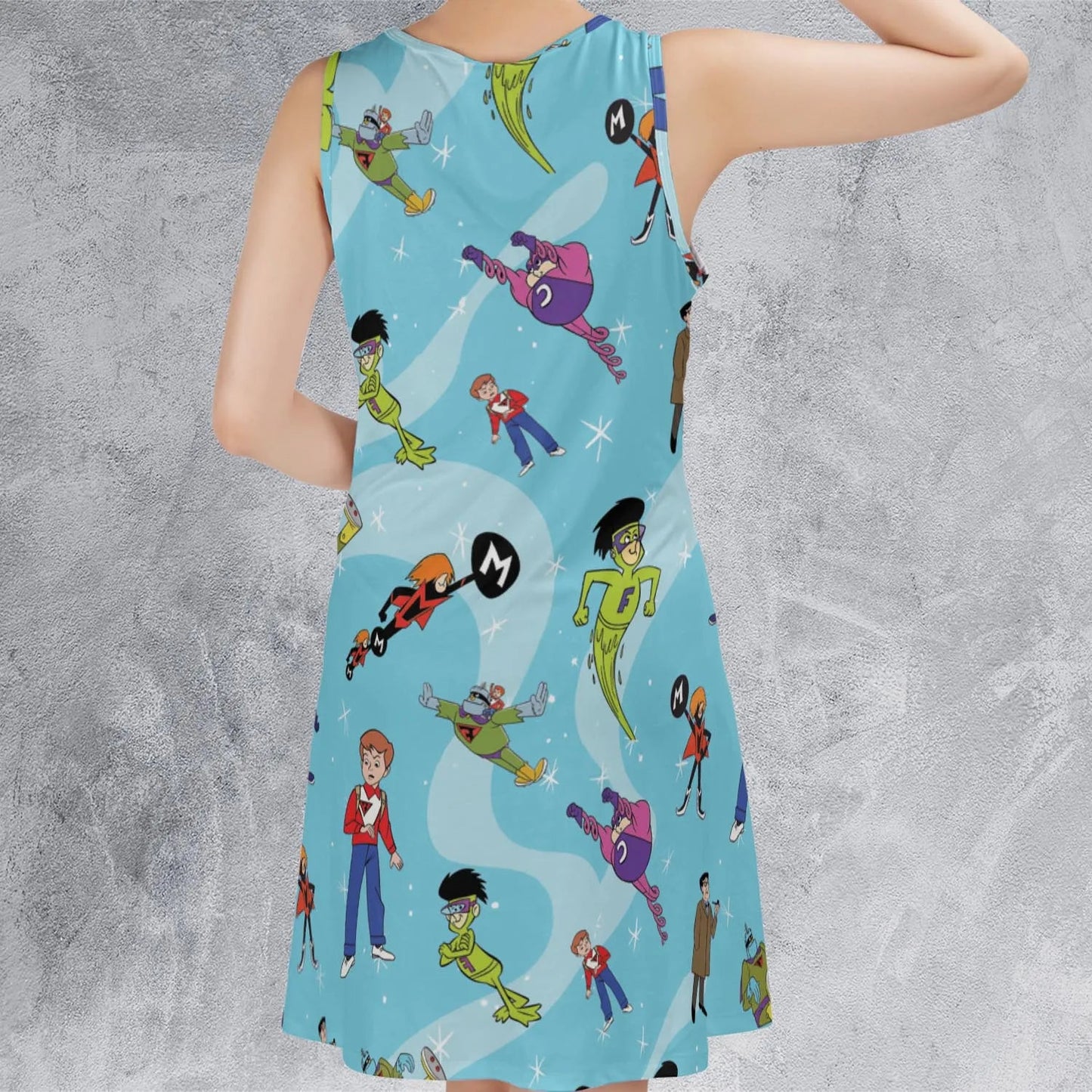 Casual Sleeveless Dress - CV5X5QU4