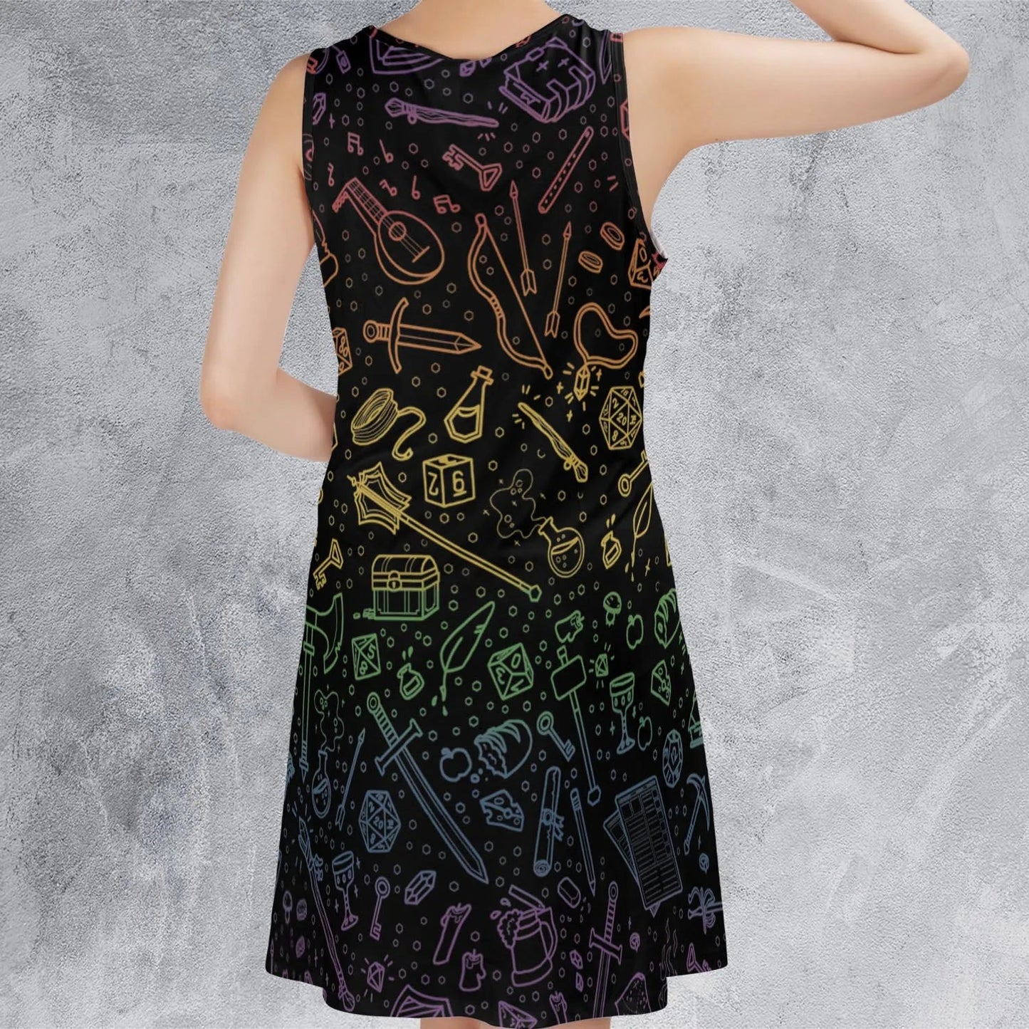 Casual Sleeveless Dress - HFVEL7AL