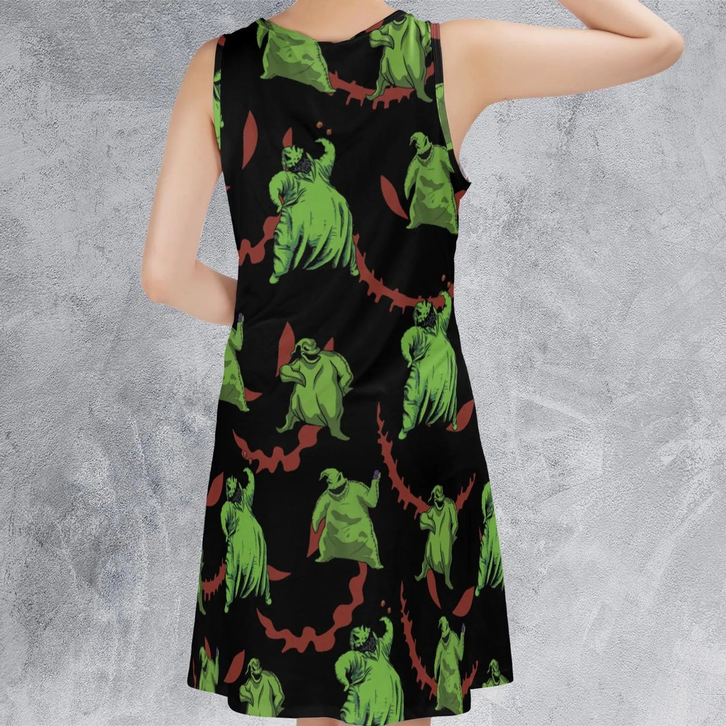 Casual Sleeveless Dress - 461C3USN