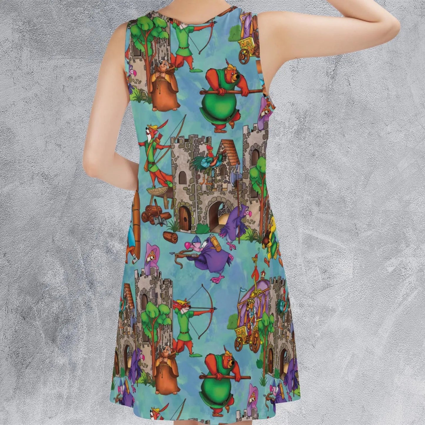 Casual Sleeveless Dress - VCKG29QZ