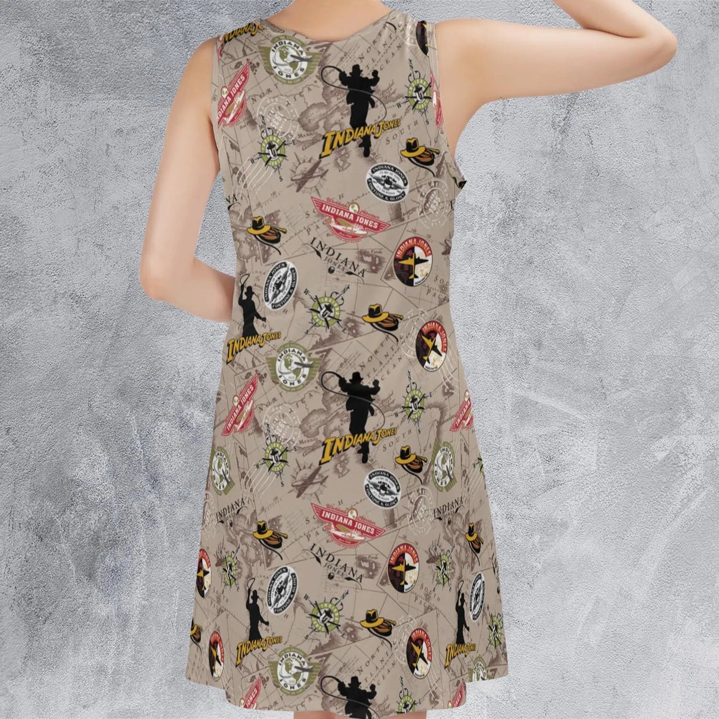 Casual Sleeveless Dress - 1W1Y9L2H