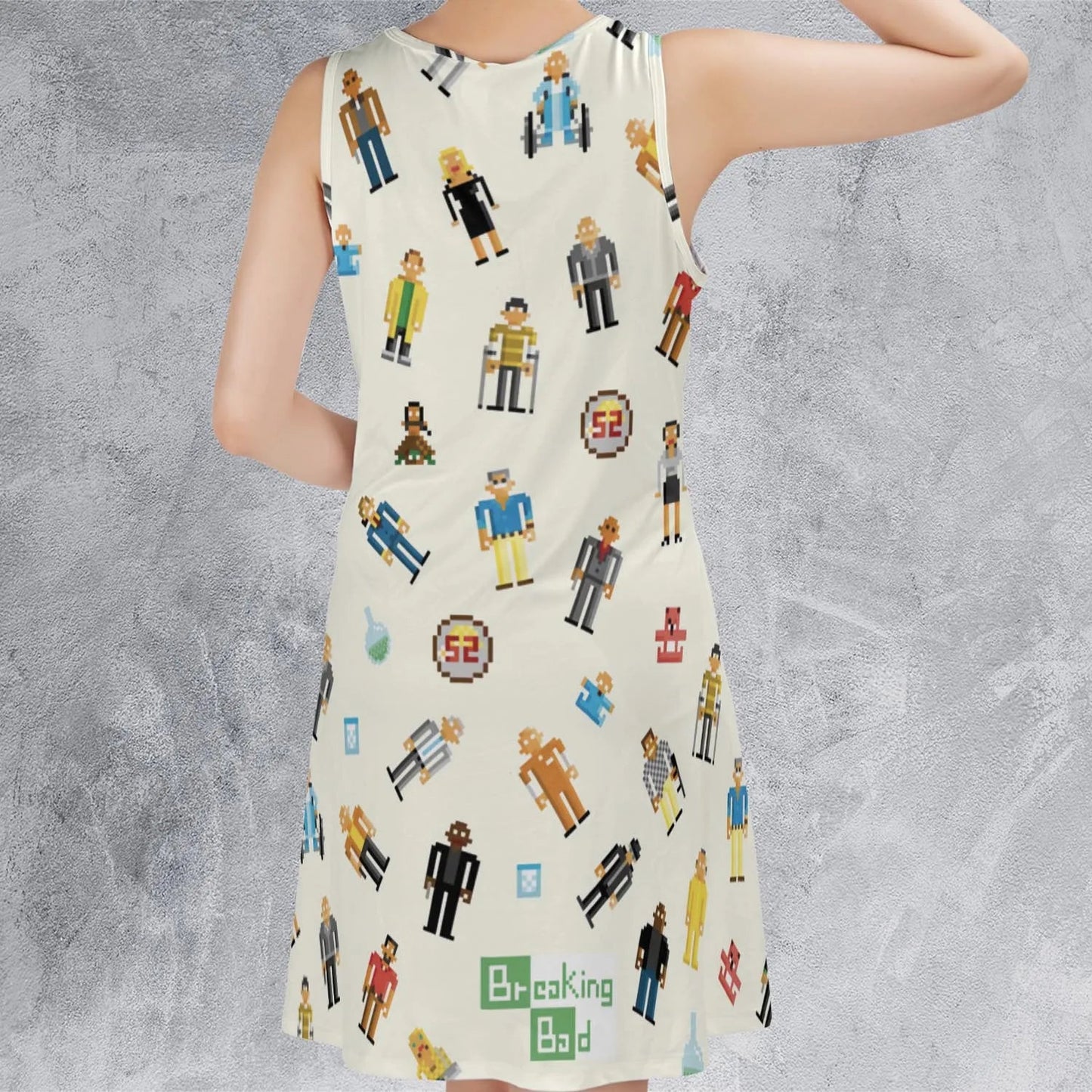Casual Sleeveless Dress - S6VASEXM