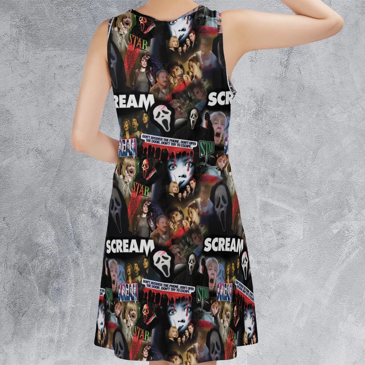 Casual Sleeveless Dress - 54VCX4GZ