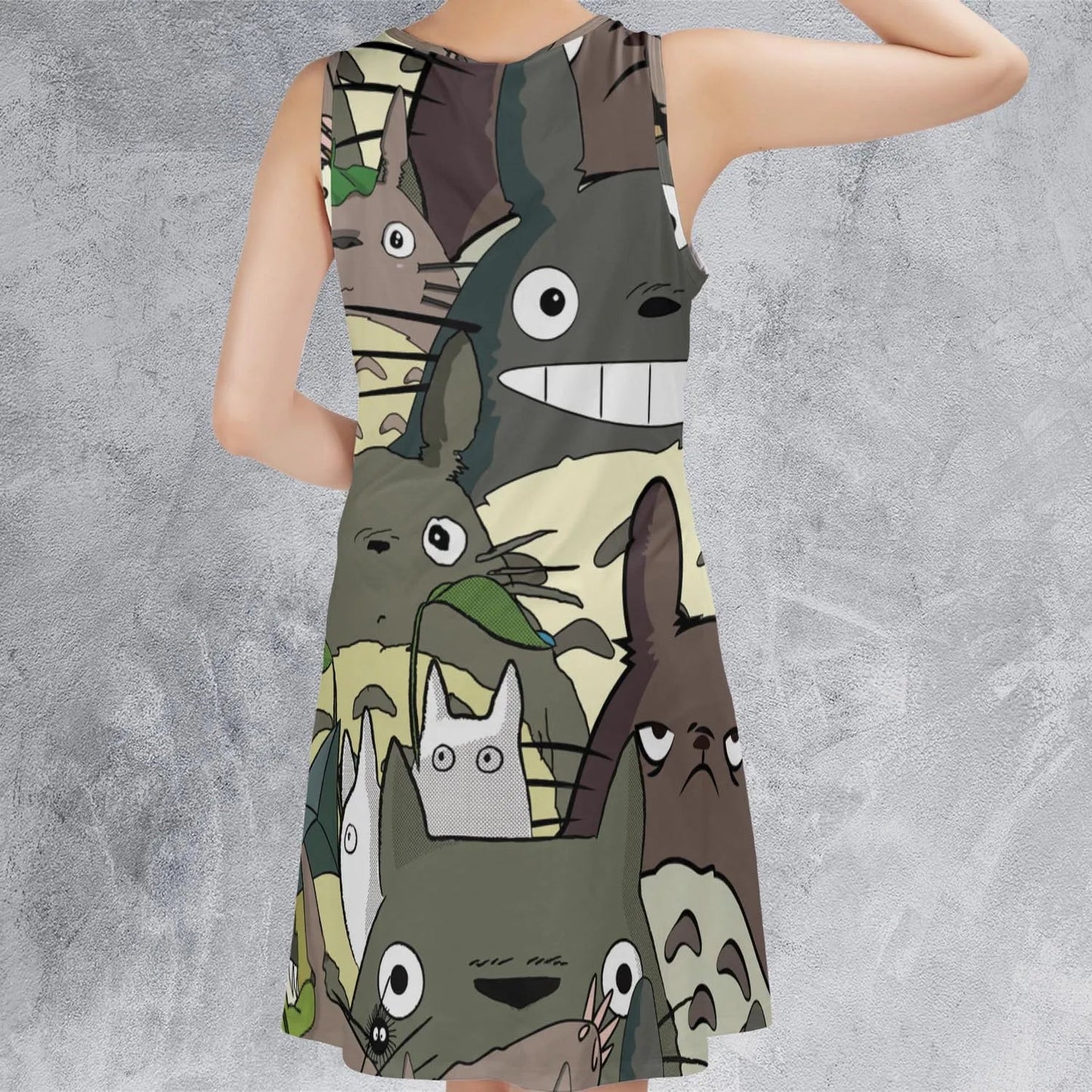Casual Sleeveless Dress - G3JRGQPK