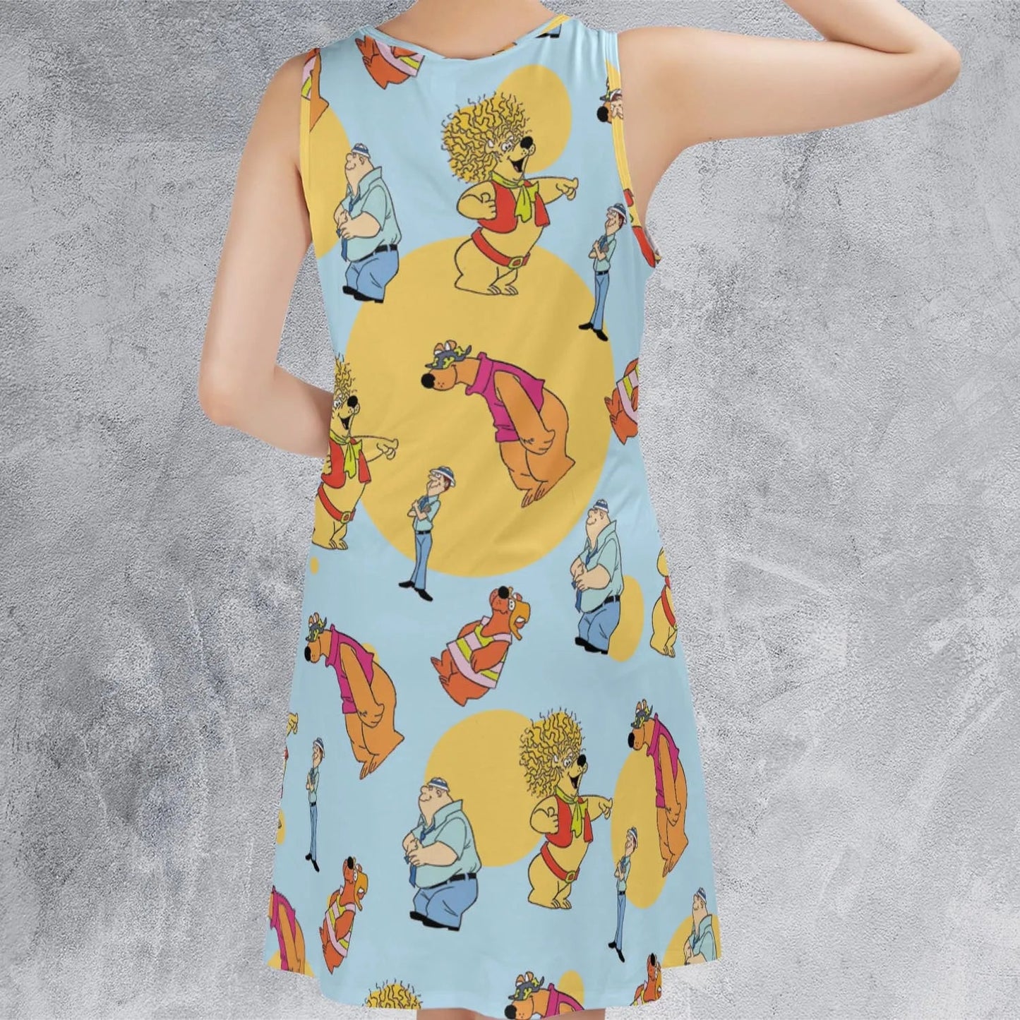 Casual Sleeveless Dress - H3HFATNM