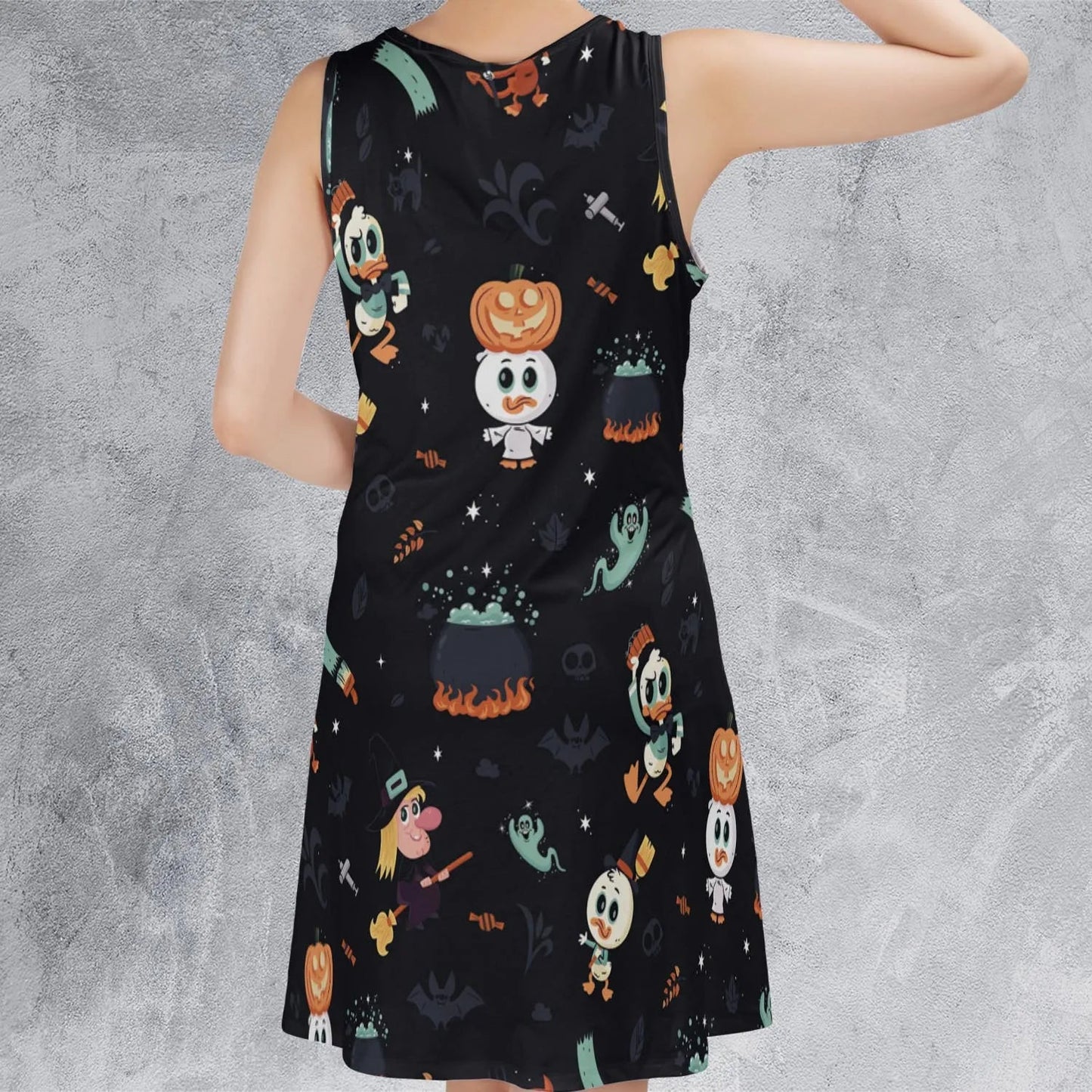 Casual Sleeveless Dress - 6QVRFP61