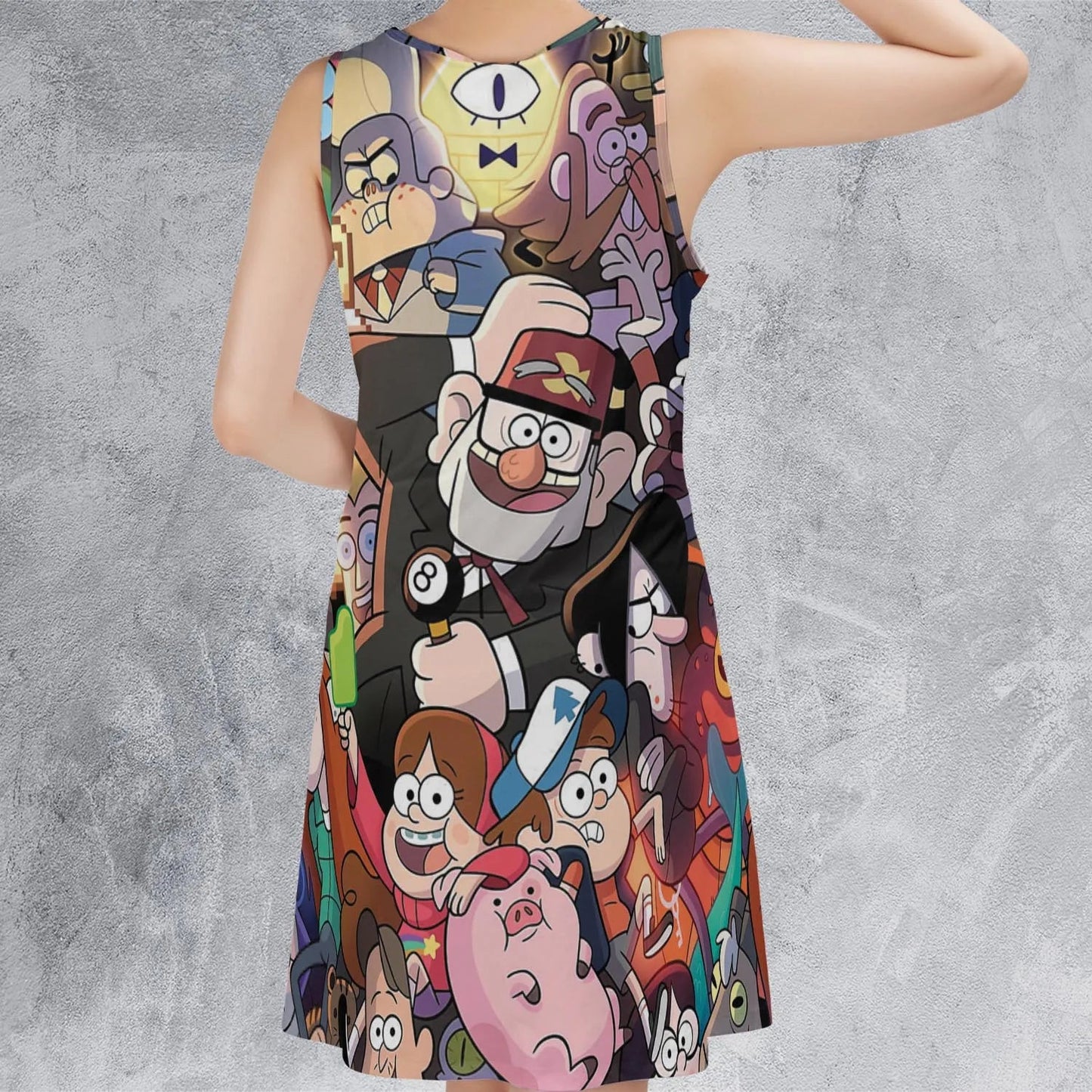 Casual Sleeveless Dress - AZ1JQNYJ