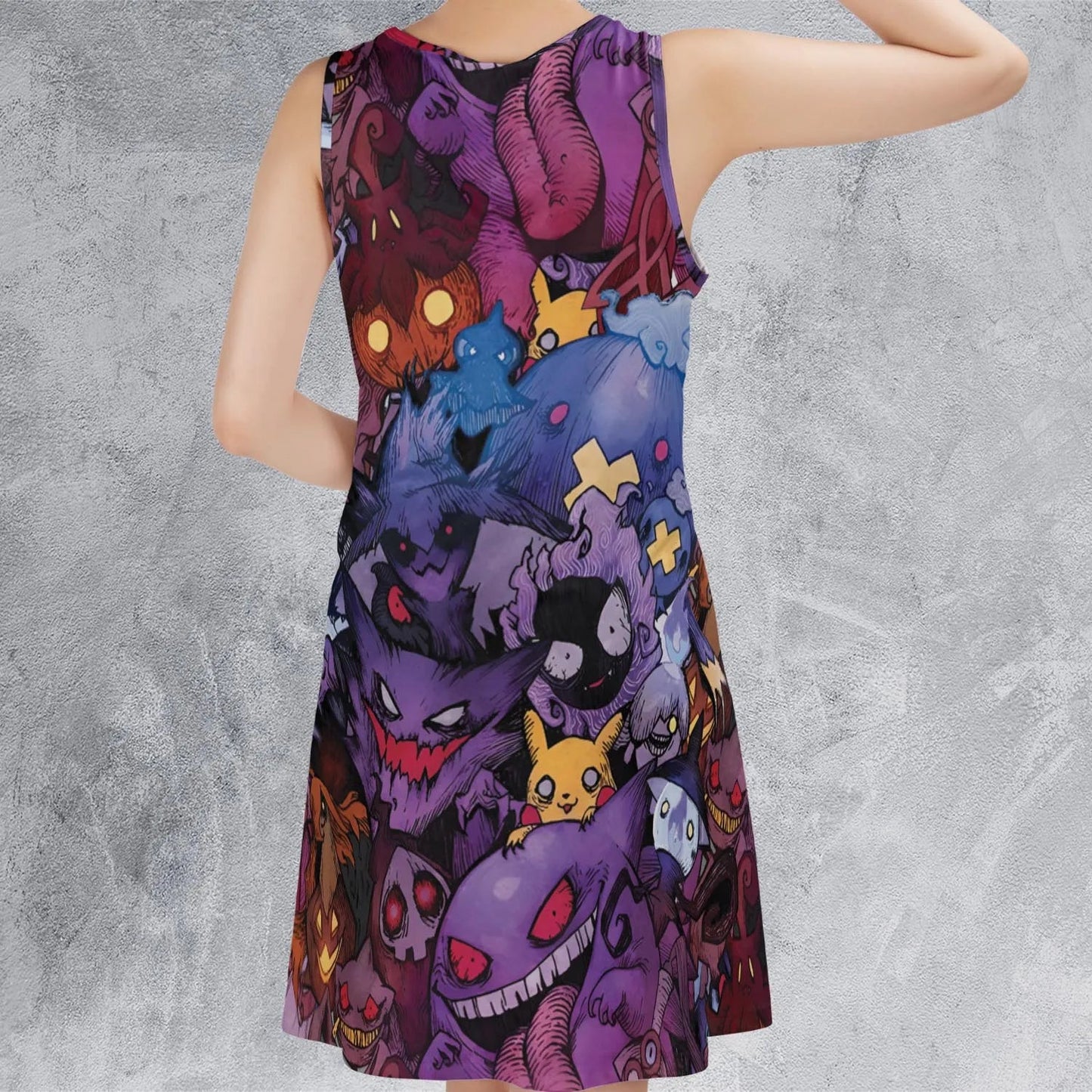 Casual Sleeveless Dress - WCUUQMPX
