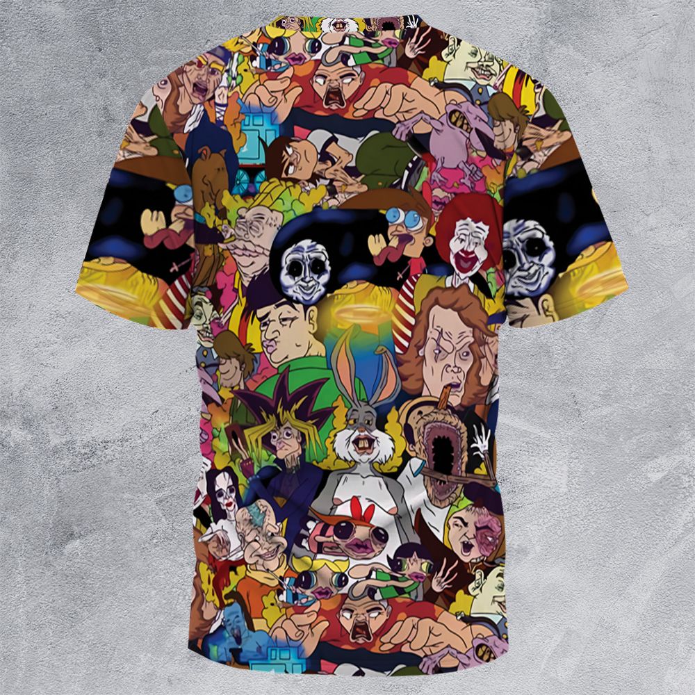 All-Over Print Unisex T-Shirt - HPL69HEM - - 4