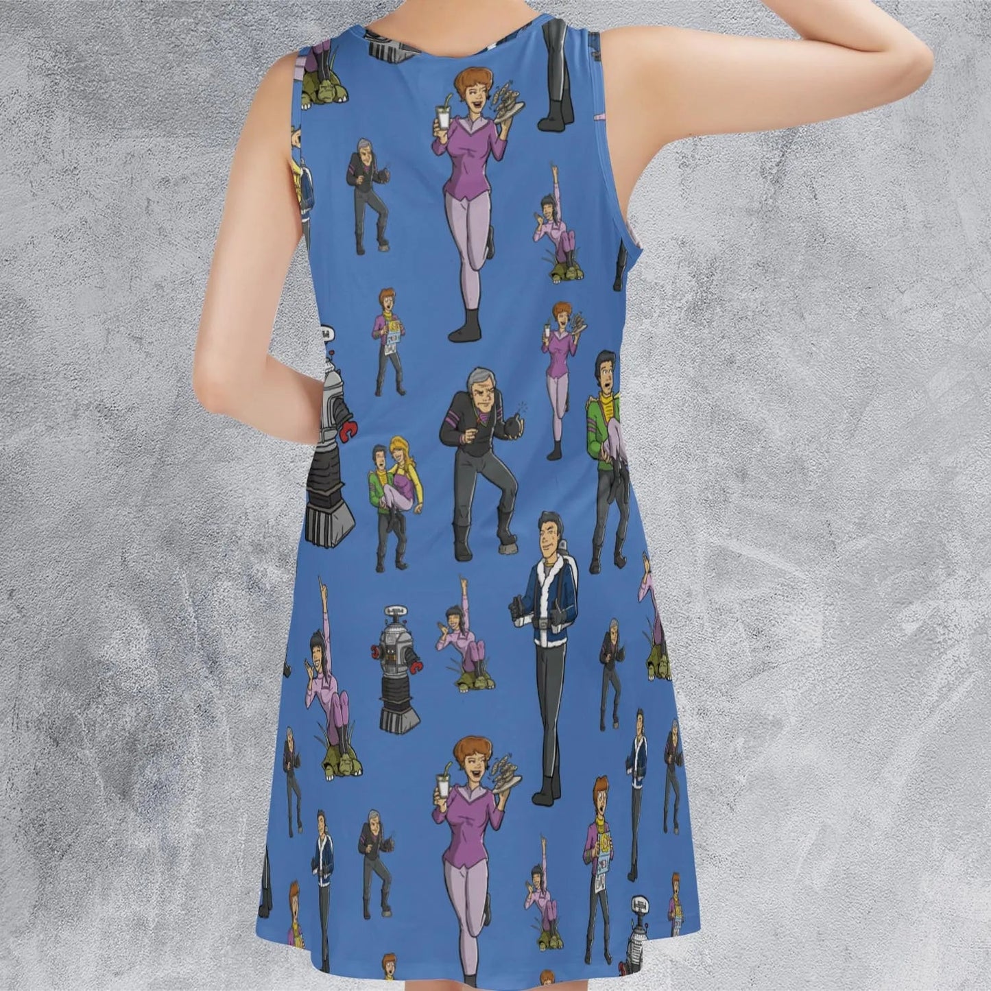 Casual Sleeveless Dress - CZP1Z58Y